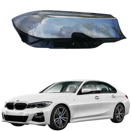 Стекло фары Bmw 3 G20, G28     2019-2021 левое 