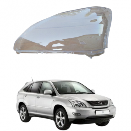 Стекло фары Lexus Rx 2  2003-09г. левое