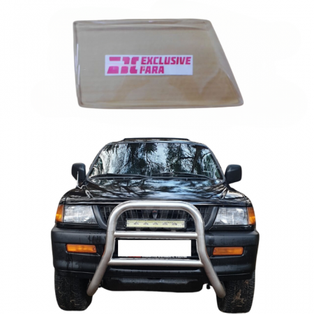 Стекло фары Mitsubishi Pajero 96-05г. правое