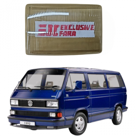 Стекло фары c рифлением Volkswagen T3 1989-92г левое