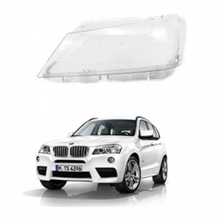 Стекло фары BMW X3 F25 2010-2014 Дорестайлинг левое