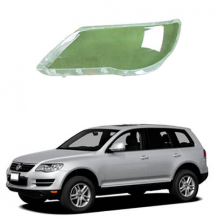Стекло фары Volkswagen Touareg 1 (2006-2010) левое. Рестайлинг