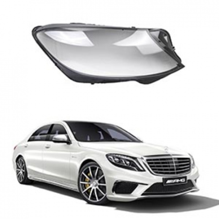 Стекло фары Mercedes S-class W222 2013-2017 Дорестайл правое